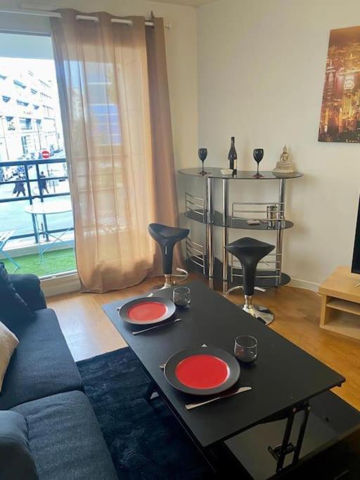 Studio Cosy Avec Balcon Proche Paris Boulogne-Billancourt Luaran gambar