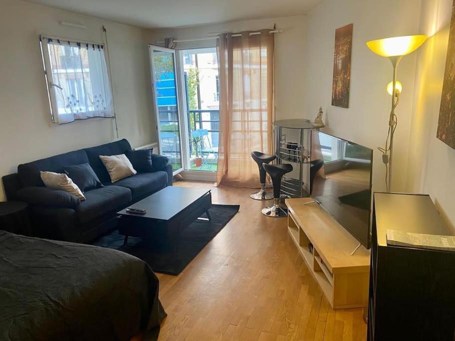 Studio Cosy Avec Balcon Proche Paris Boulogne-Billancourt Luaran gambar